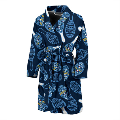 Maracas Print Design LKS401 Men Bathrobe
