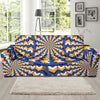 Optical illusion Pattern Print Design A01 Sofa Slipcover