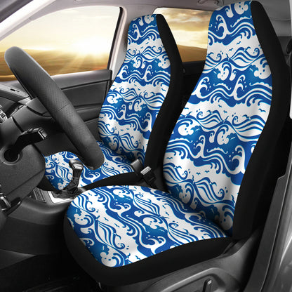 Wave Print Design LKS303 Car Seat Covers