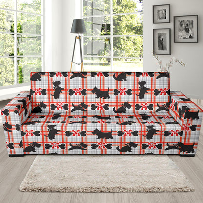 Scottish Terriers Print Design LKS3014 Sofa Slipcover