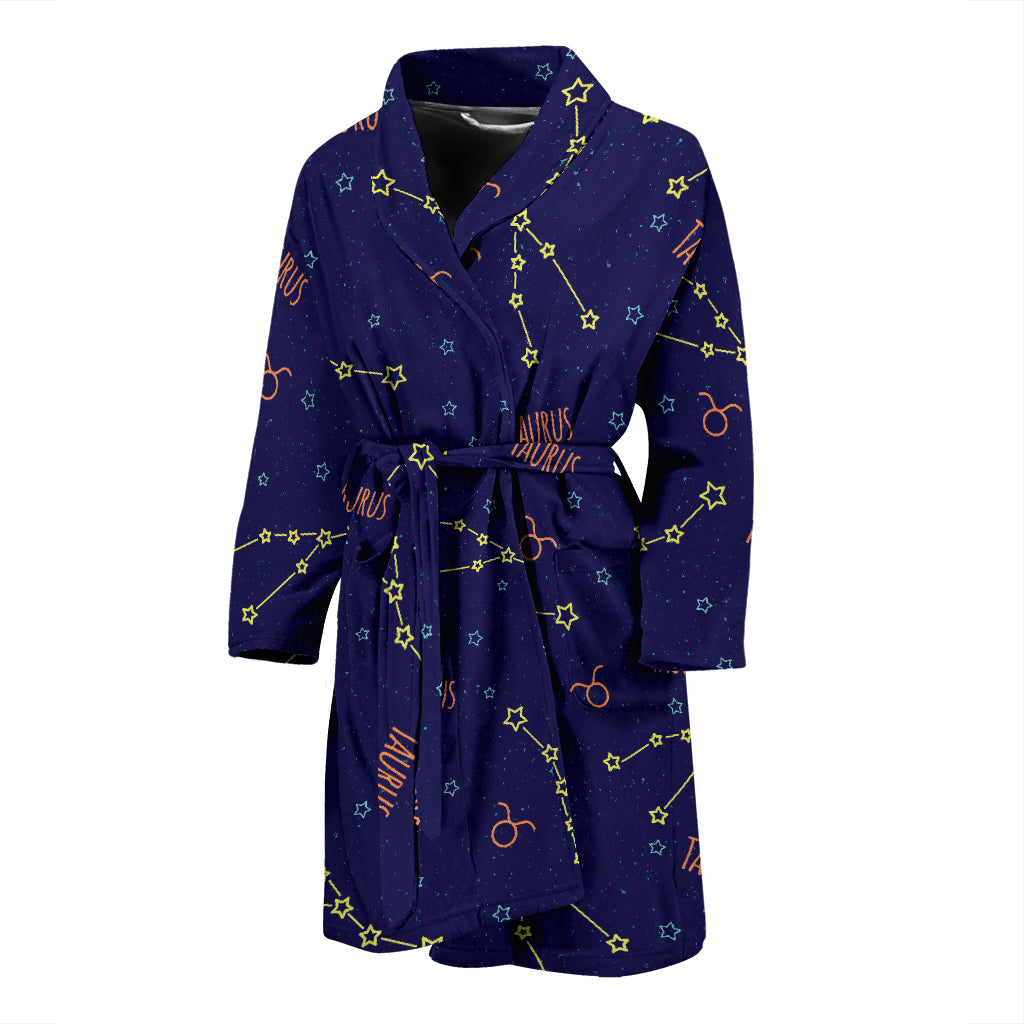 Taurus Print Design LKS301 Men Bathrobe