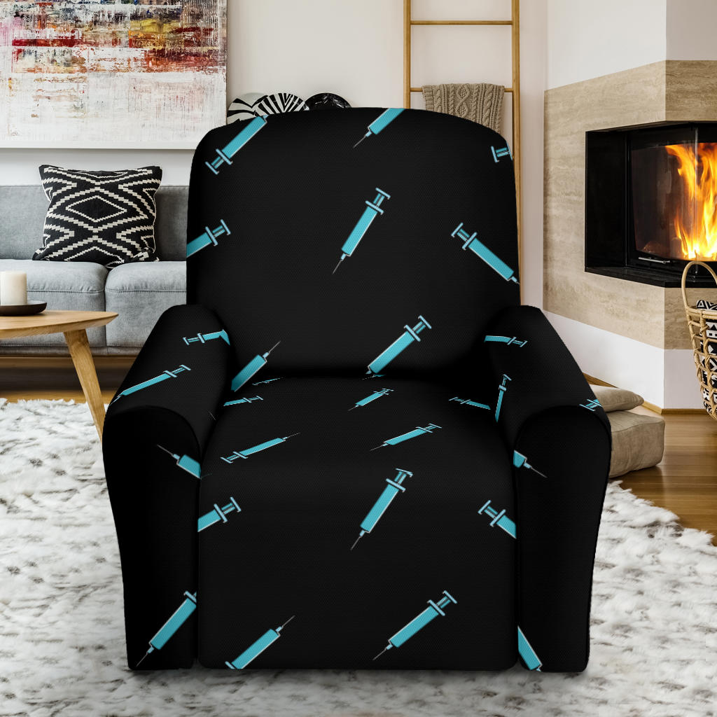 Phlebotomist Pattern Print Design A04 Recliner Slipcover with Pocket