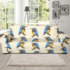 Kingfisher Pattern Print Design 01 Sofa Slipcover