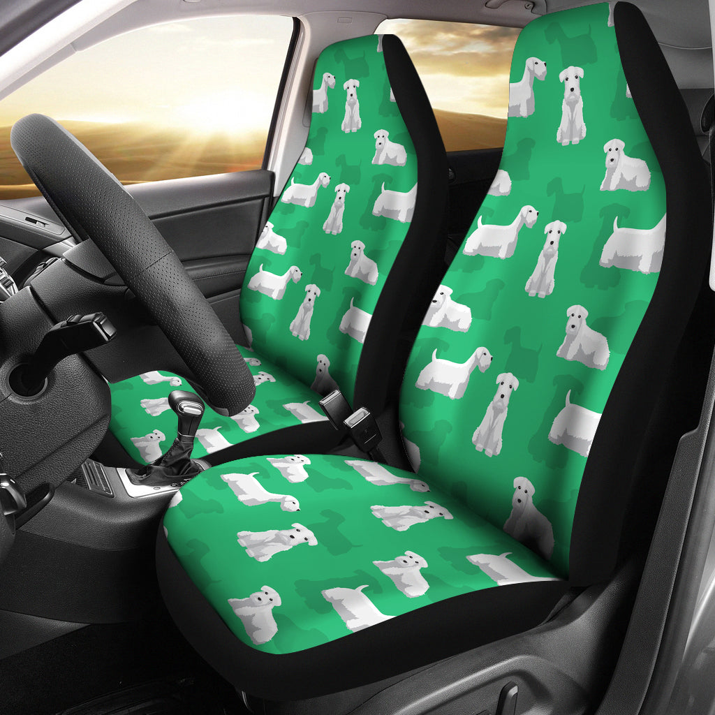 Sealyham Terriers Print Design LKS301 Car Seat Covers