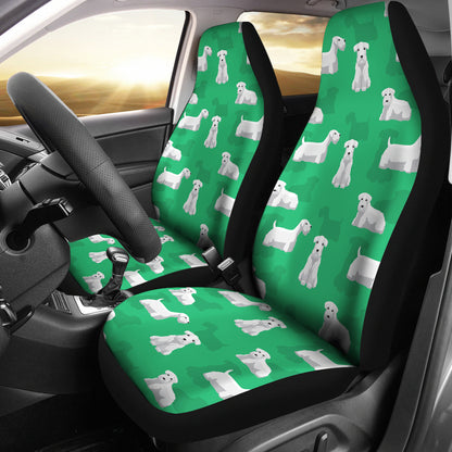 Sealyham Terriers Print Design LKS301 Car Seat Covers
