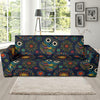 Owl Boho Style Pattern Print Design A04 Sofa Slipcover