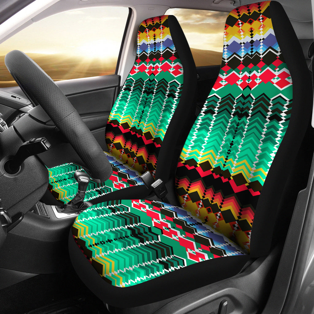Serape Print Design LKS307 Car Seat Covers