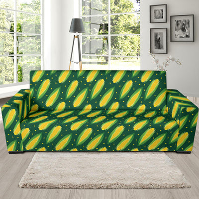 Corn Pattern Print Design 03 Sofa Slipcover