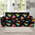 Rainbow Watermelon Pattern Print Design A04 Sofa Slipcover