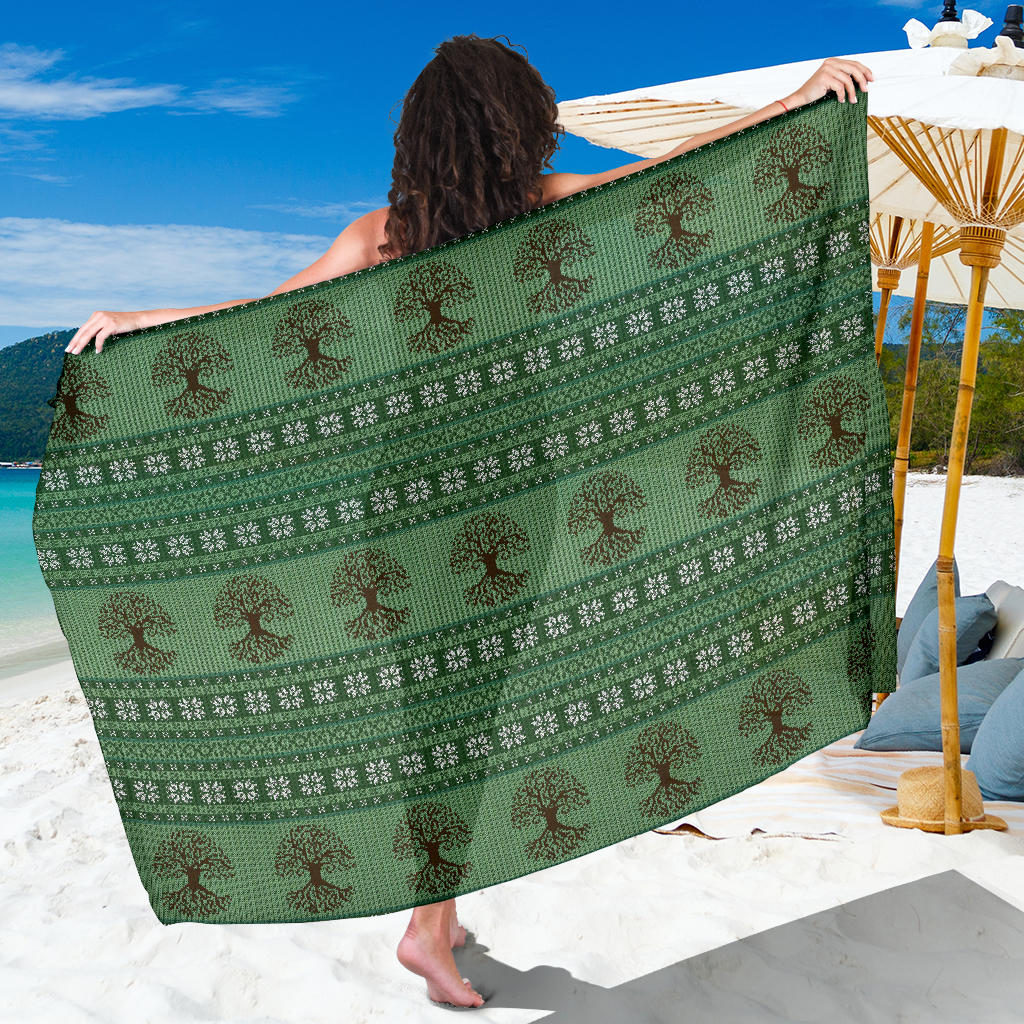 Celtic Pattern Print Design 09 Sarong Pareo Wrap