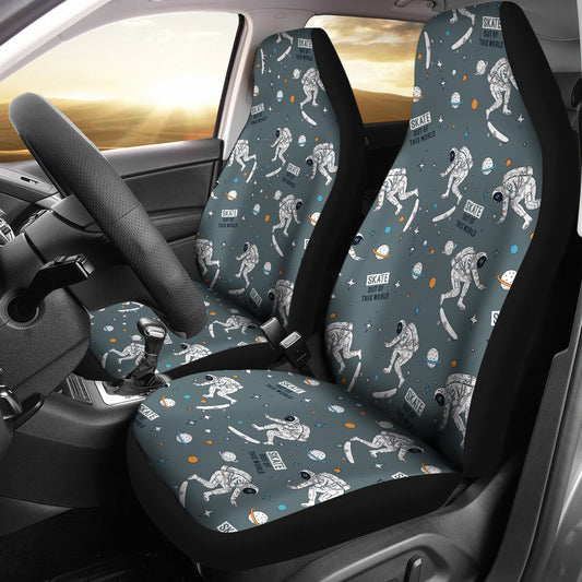 Skateboard Print Design LKS306 Car Seat Covers