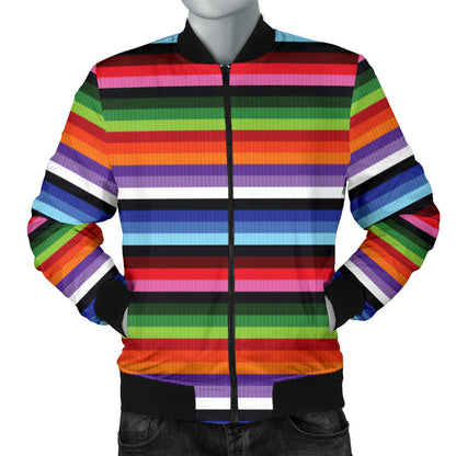 Serape Design Men Bomber Jacket