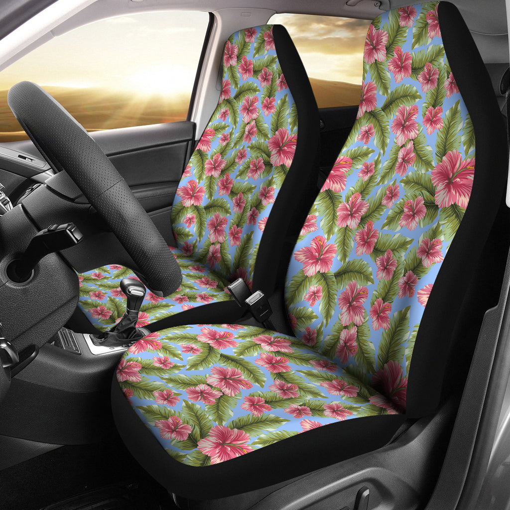 Tropical Flower Print Design LKS301 Car Seat Covers