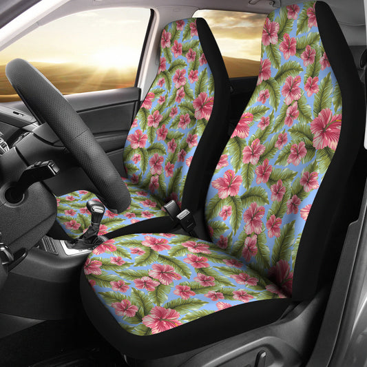 Tropical Flower Print Design LKS301 Car Seat Covers