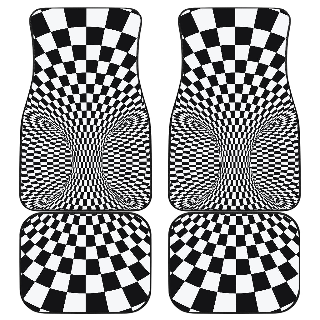 Optical illusion Projection Torus Car Floor Mats Front Back