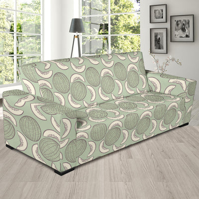 Cantaloupe Pattern Print Design 01 Sofa Slipcover