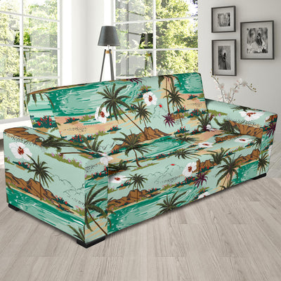 Pacific island Pattern Print Design A03 Sofa Slipcover