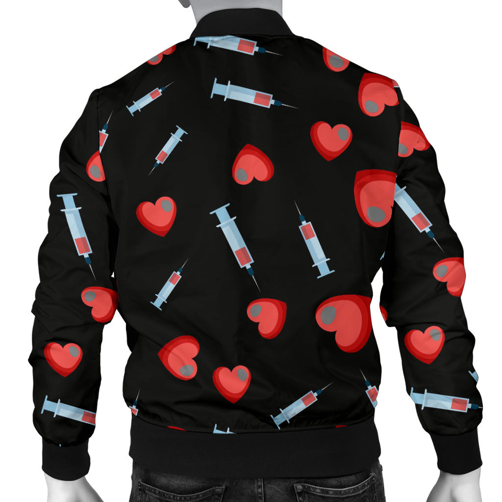 Phlebotomist Medical Concept Men Bomber Jacket
