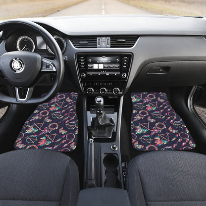Boho Dream Catcher Colorful Car Floor Mats Front Back