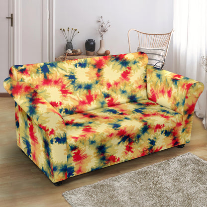 Tie Dye Print Design LKS302 Loveseat Couch Slipcover