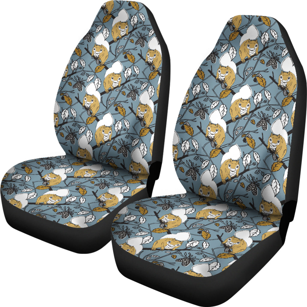 Squirrel Print Design LKS305 Car Seat Covers