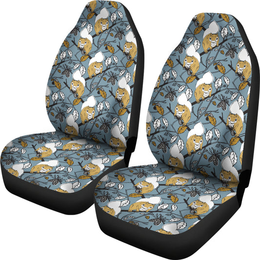 Squirrel Print Design LKS305 Car Seat Covers
