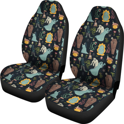 Creepy Print Design LKS303 Car Seat Covers