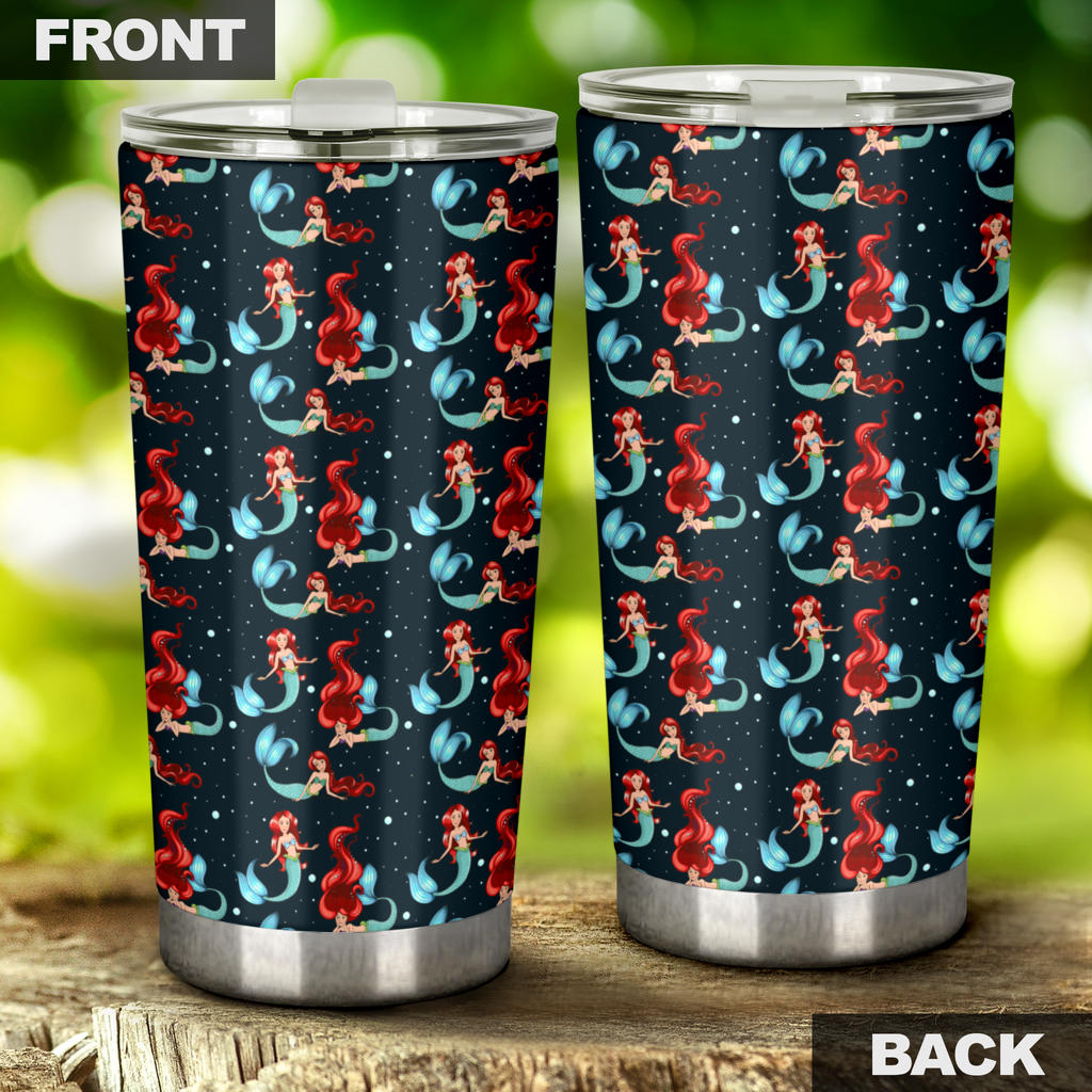 Mermaid Girl Themed Design Print Tumbler