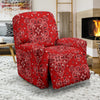 Bandana Red Pattern Print Design LKS3010 Recliner Slipcover