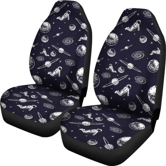 Space Astronaut Print Design LKS302 Car Seat Covers