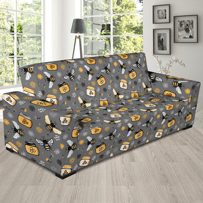 Honey Bee Print Design LKS301 Sofa Slipcover