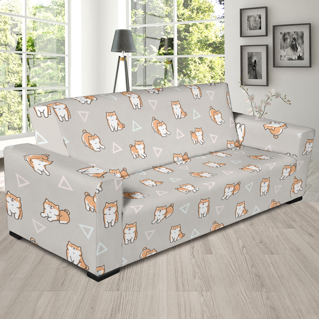 Shiba Inu Print Design LKS307 Sofa Slipcover