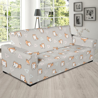 Shiba Inu Print Design LKS307 Sofa Slipcover