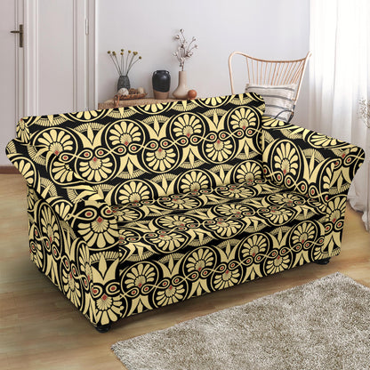 Ancient Greek Print Design LKS3014 Loveseat Couch Slipcover