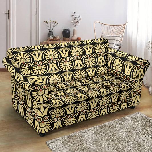 Ancient Greek Print Design LKS3014 Loveseat Couch Slipcover