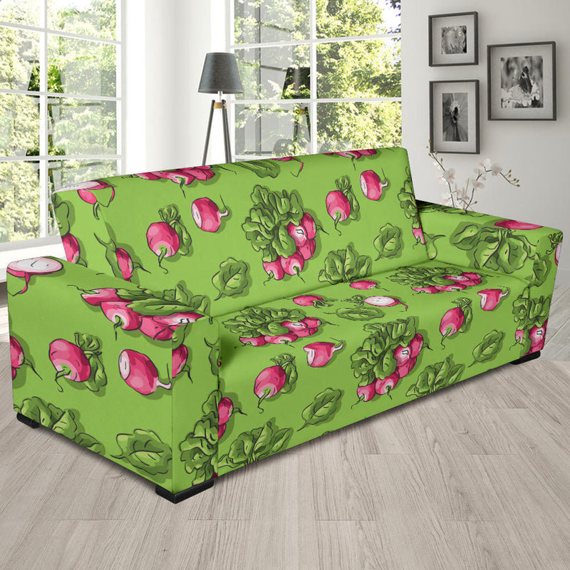 Radish Pattern Print Design A05 Sofa Slipcover