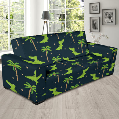 Alligator Pattern Print Design 02 Sofa Slipcover