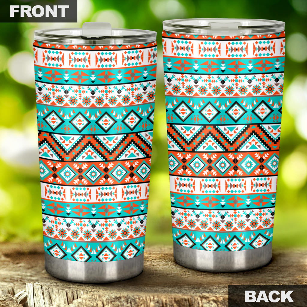 Navajo Style Print Pattern Tumbler