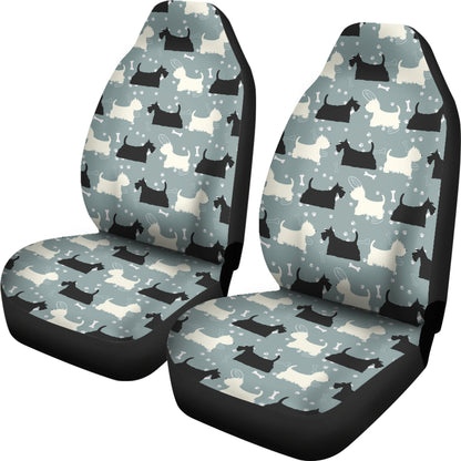Scottish Terriers Print Design LKS301 Car Seat Covers
