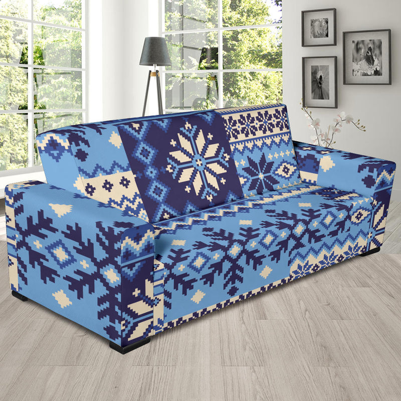 Nordic Pattern Print Design A04 Sofa Slipcover