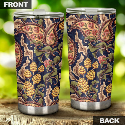 Floral Vintage Classic Print Tumbler