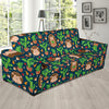 Hedgehog Cactus Pattern Print Design 04 Sofa Slipcover