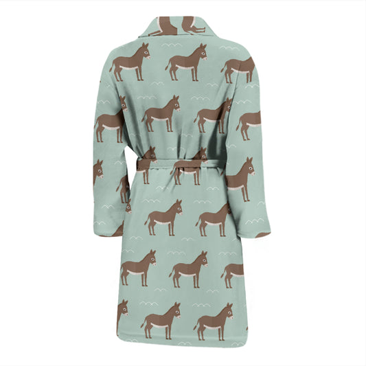 Donkey Print Design LKS402 Men Bathrobe