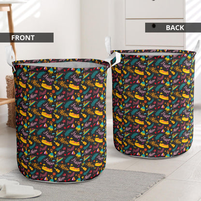 Aloha Hawaii Summer Design Themed Print Laundry Basket