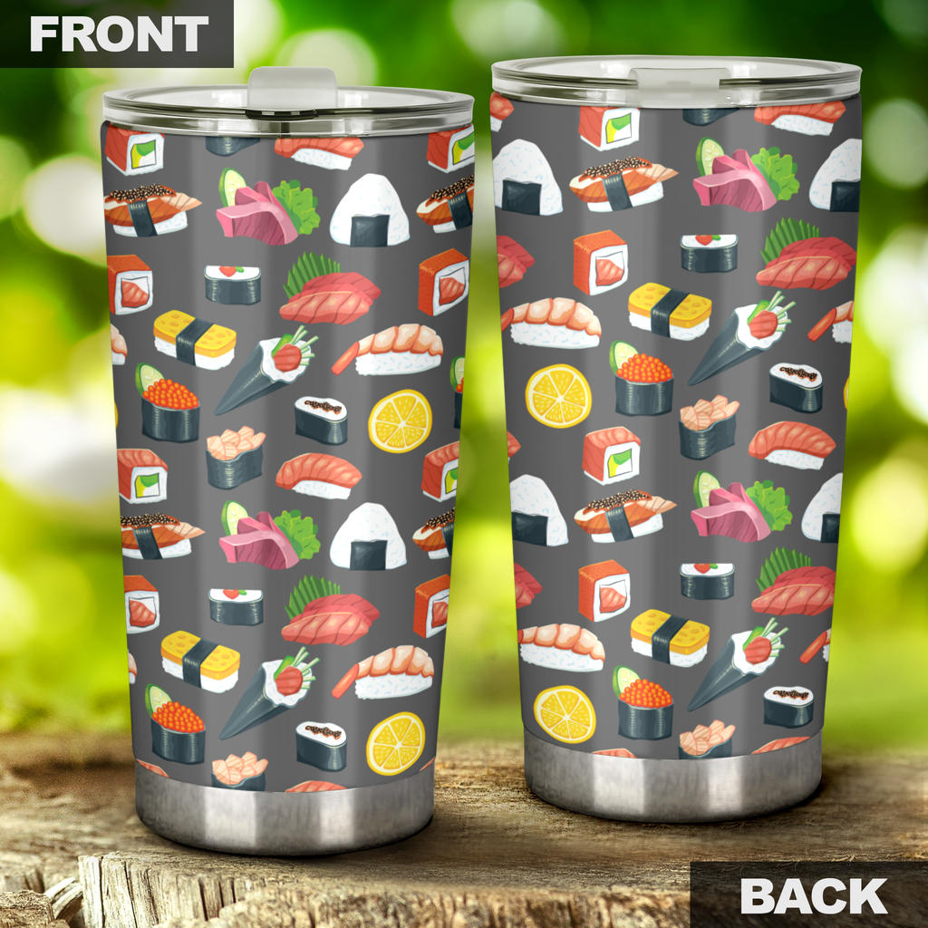 Sushi Pattern Print Tumbler