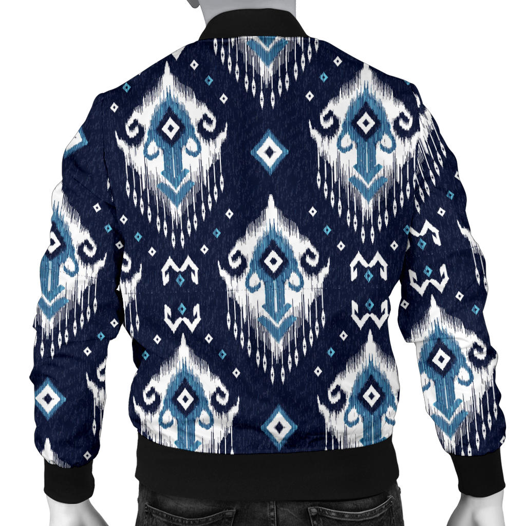 Ethnic Ornament Print Pattern Men Bomber Jacket