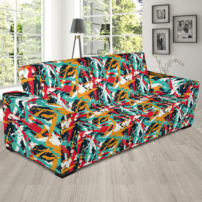 Splatter Print Design LKS304 Sofa Slipcover