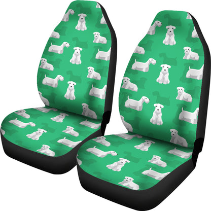 Sealyham Terriers Print Design LKS301 Car Seat Covers