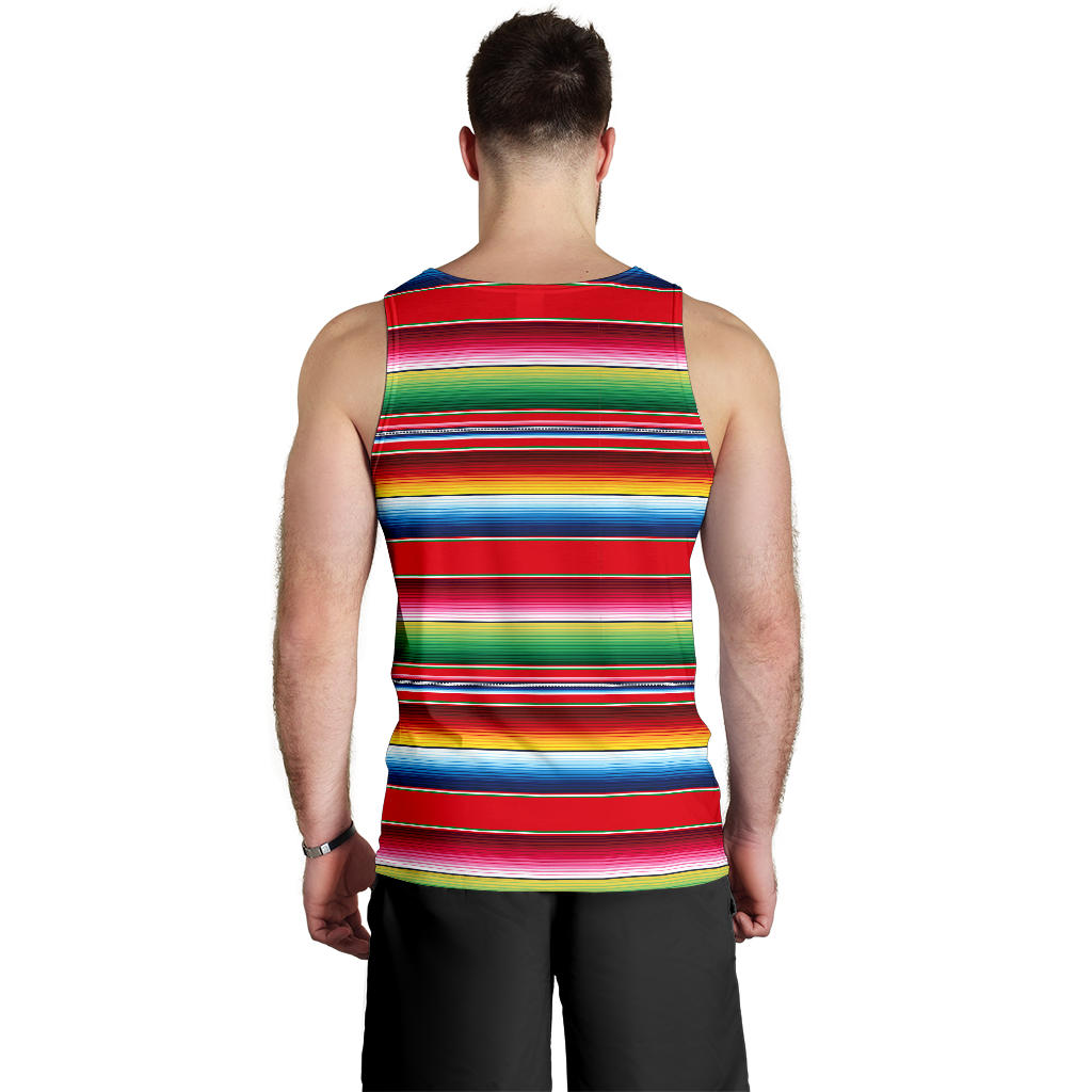 Serape Pattern Men Tank Top