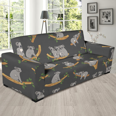 Koala Pattern Print Design 07 Sofa Slipcover